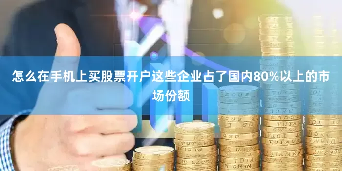 怎么在手机上买股票开户这些企业占了国内80%以上的市场份额