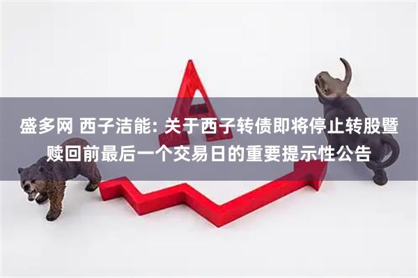 盛多网 西子洁能: 关于西子转债即将停止转股暨赎回前最后一个交易日的重要提示性公告
